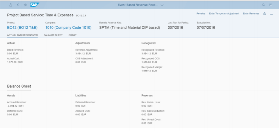 Event Based Revenue Recognition App Details